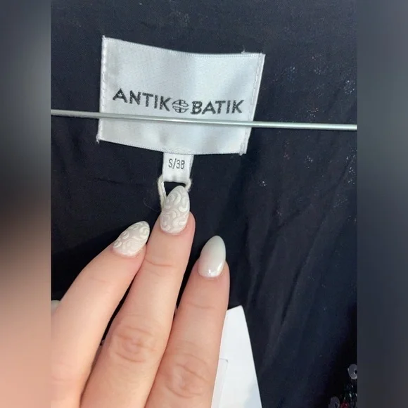 New Antik Batik Lazer Lace-up Sequin Tulle Mini Dress 🪩 SZ 6 NWT! - Picture 11 of 16